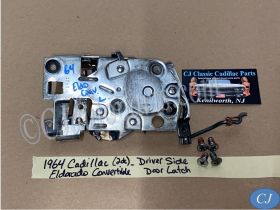 OEM 1963 1964 Cadillac Eldorado Deville 2 Door Models LEFT DRIVER SIDE FRONT DOOR LOCK LATCH #4885703